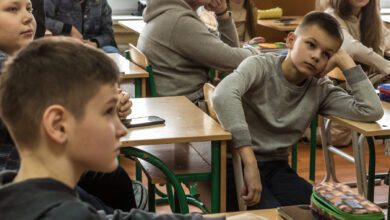 In a Kyiv Classroom, Cries for Help From Children Scarred by War