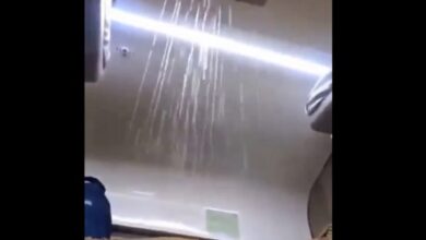 "waterfall For Passengers": Congress' Jab Over Water Leakage Inside Train