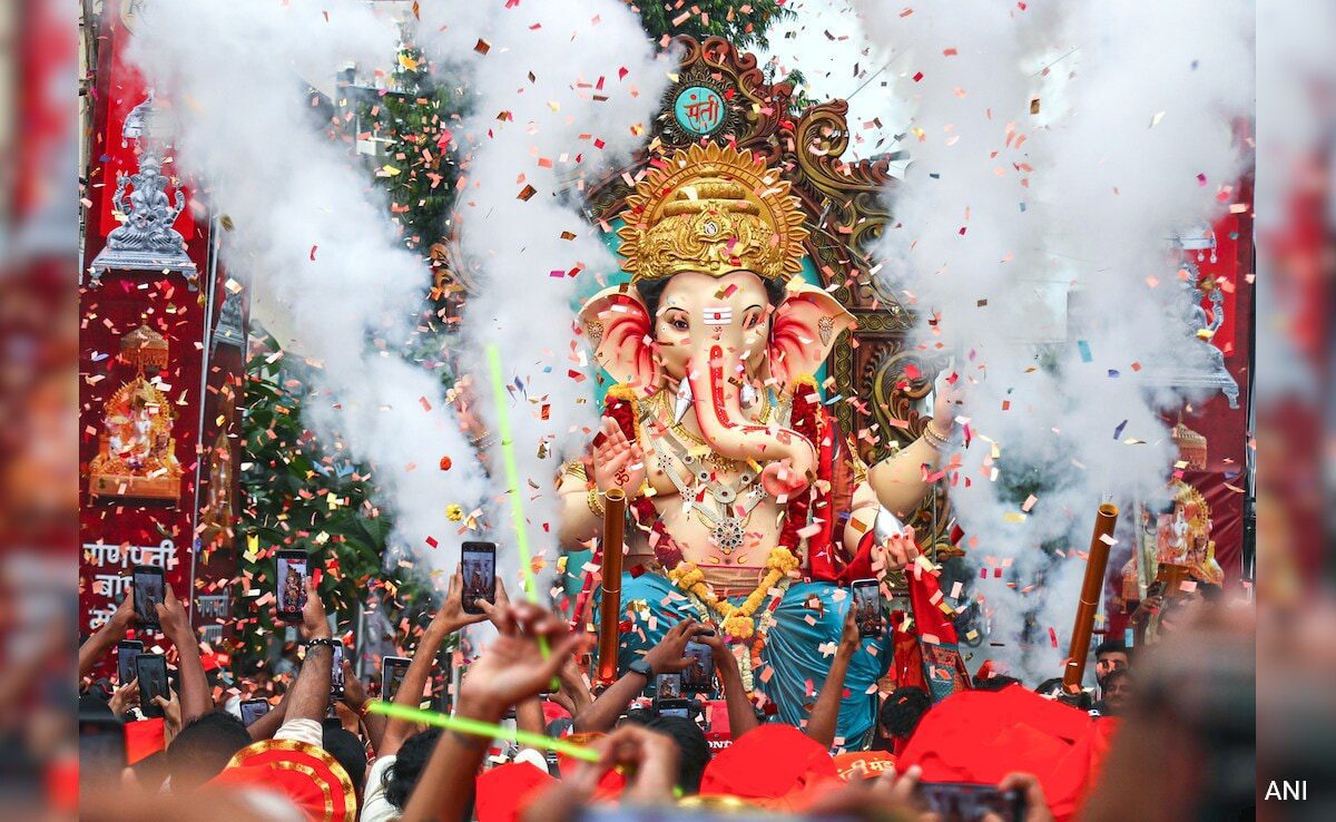 In Pics: Ganesh Chaturthi Celebrations Kick Off In Full Swing