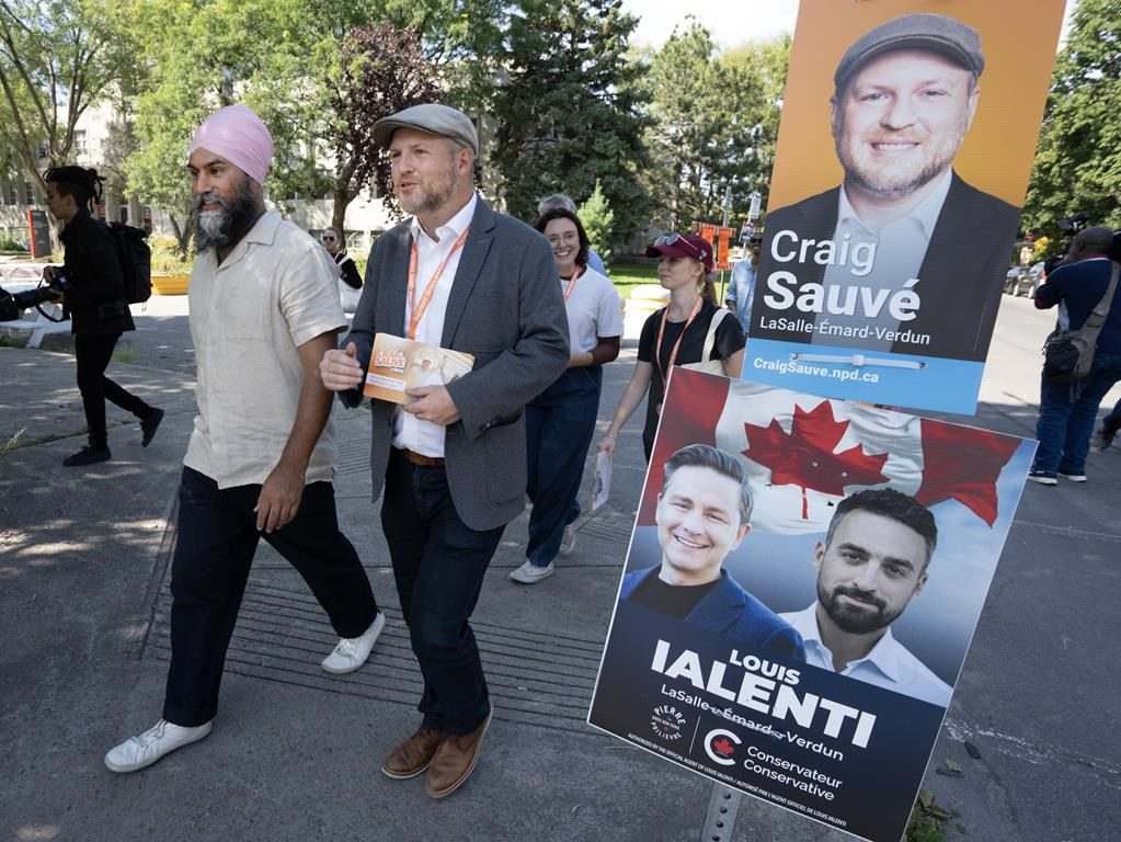 Advanced Voting In Montreal Byelection Underway As Candidates Go Door To Door