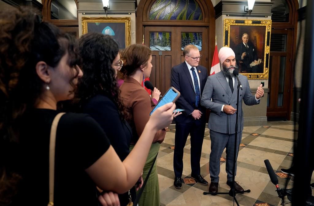 Ndp To Join Bloc In Backing Liberals Against Non Confidence Vote