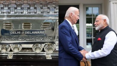 Pm Modi's Silver Train Model, Pashmina Shawl Gifts To Joe And Jill Biden