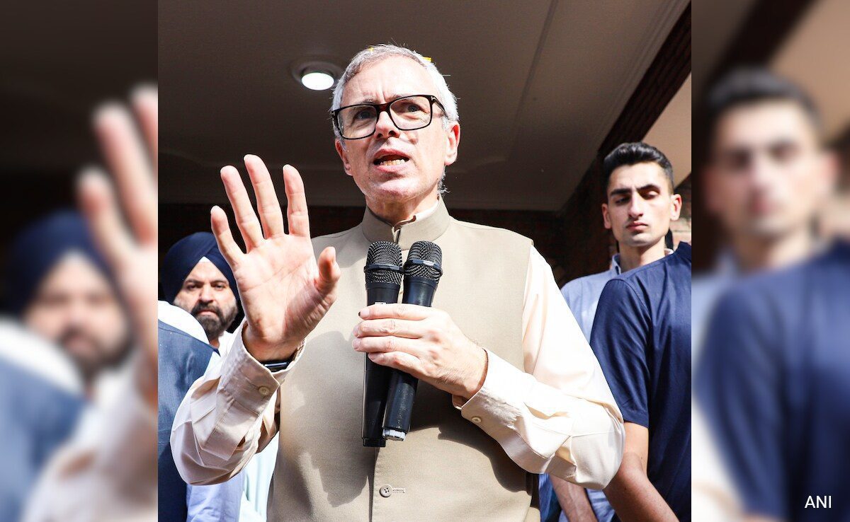 "second Time My Father Was Forced To...": Omar Abdullah On Ic 814 Hijack