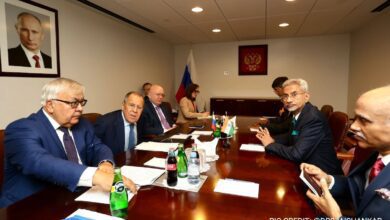 S Jaishankar Meets Russian Counterpart Sergey Lavrov In New York