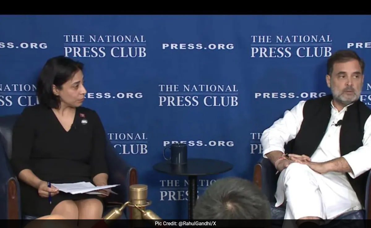 "we Were Forced Politically To Take Up Yatra...": Rahul Gandhi In Us