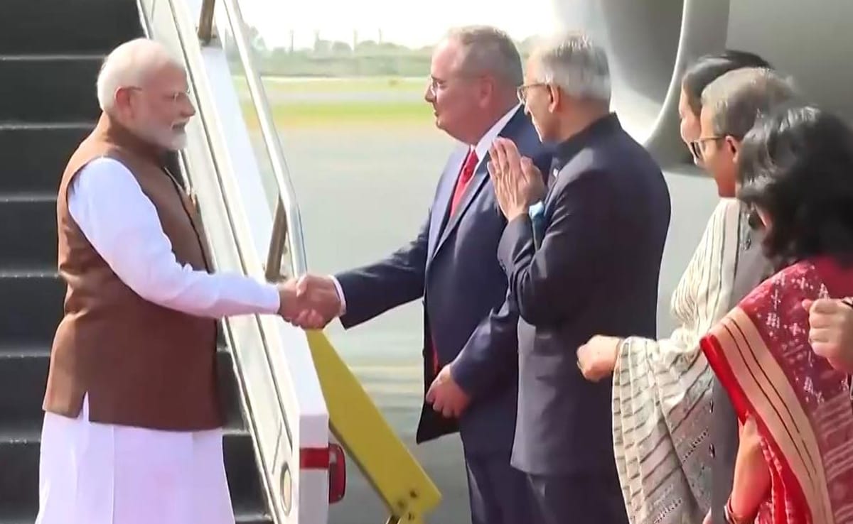 Pm Modi Arrives In Us For 3 Day Visit, Will Meet Biden, Quad Leaders Soon