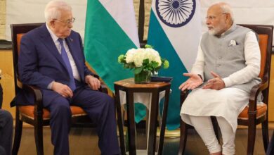 Pm Modi Meets Palestinian President, Expresses "deep Concern" Over Gaza