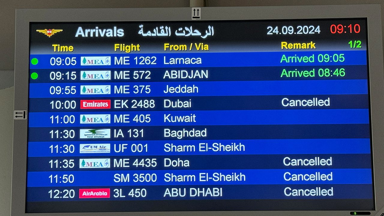 More Airlines Cancel Beirut, Lebanon Flights As Israel Hezbollah Conflict Escalates