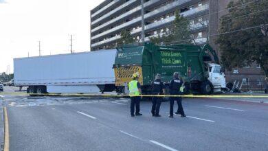 Ontario Garbage Truck Driver Dead After Major Collision