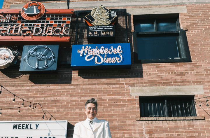 Iconic Canadian Singer K.d. Lang Honoured By Edmonton’s Neon Sign Museum