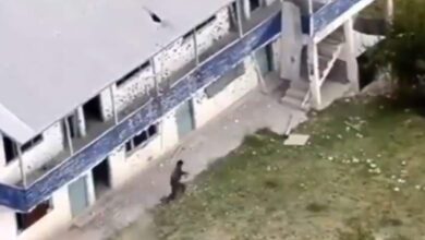 Video: Terrorist Runs For Cover In J&k, Cut Down By Heavy Fire From Army