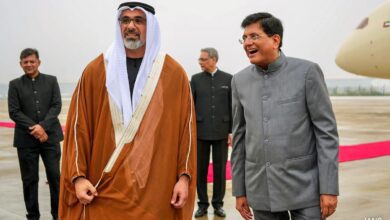 Crown Prince Of Abu Dhabi Arrives In India, To Meet Pm Modi On Monday