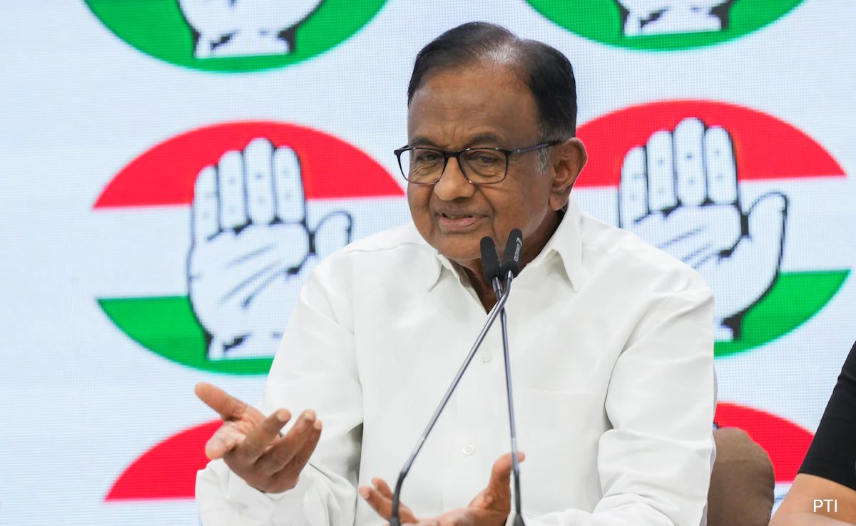 "one Nation, One Election Not Possible Under Present Constitution": P Chidambaram
