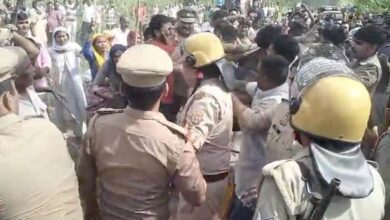 Video: Cops Thrashed By Mob In Up After Villager Dies In Accident