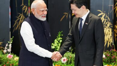 Pm Modi Discusses Collaboration With Chip Manufacturing Unit In Singapore