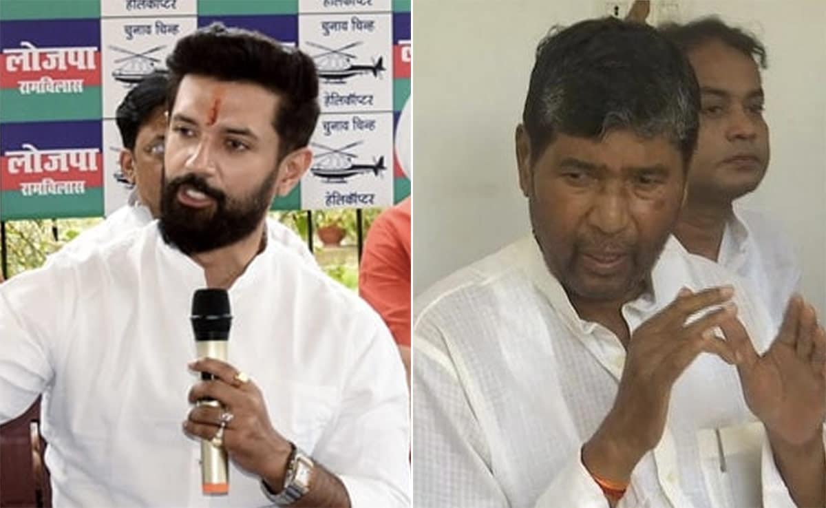 "too Late Now": Uncle On Possibility Of Reconciliation With Chirag Paswan
