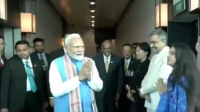 Pm Modi Arrives In Singapore For Two Day Visit
