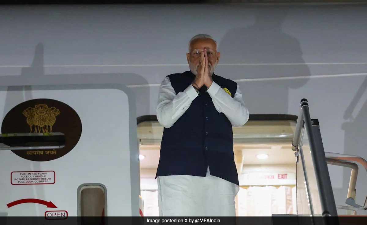 Pm Modi Departs For India Wrapping Three Day "successful" Us Visit