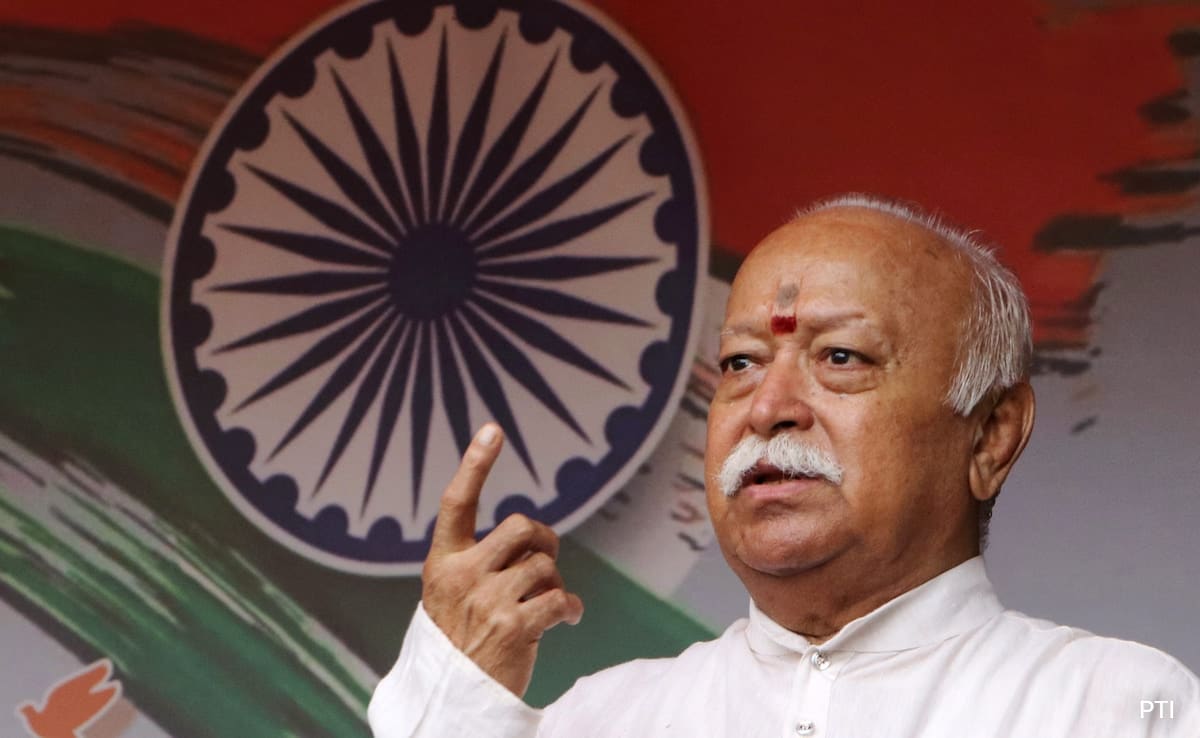 "we Perform Last Rites Of Evil Forces When They Reach India": Rss Chief
