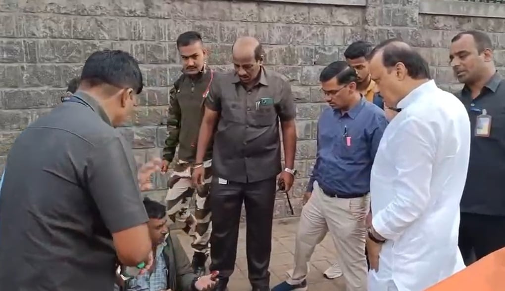 Video: Ajit Pawar Stops Convoy To Help Accident Victim In Pune