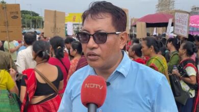 Huge Protests In Tripura Over Attacks On Minorities In Bangladesh