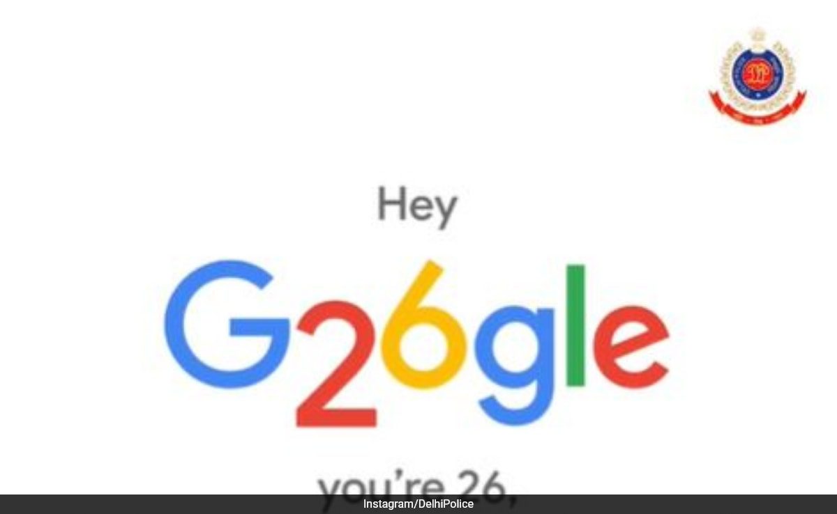 Delhi Police Wishes Google On Its 26th Birthday, Gifts Road Safety Queries