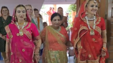 Watch: Two Russian Couples Get Married As Per Hindu Rituals In Haridwar