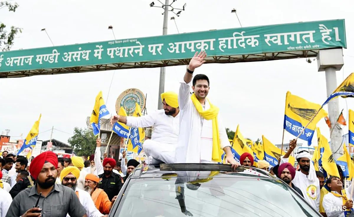 "like Mirchi Sunne Waale...": Aap Mp Raghav Chadha's Pitch For Haryana Polls