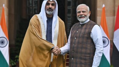 Pm Modi Holds Talks With Abu Dhabi Crown Prince