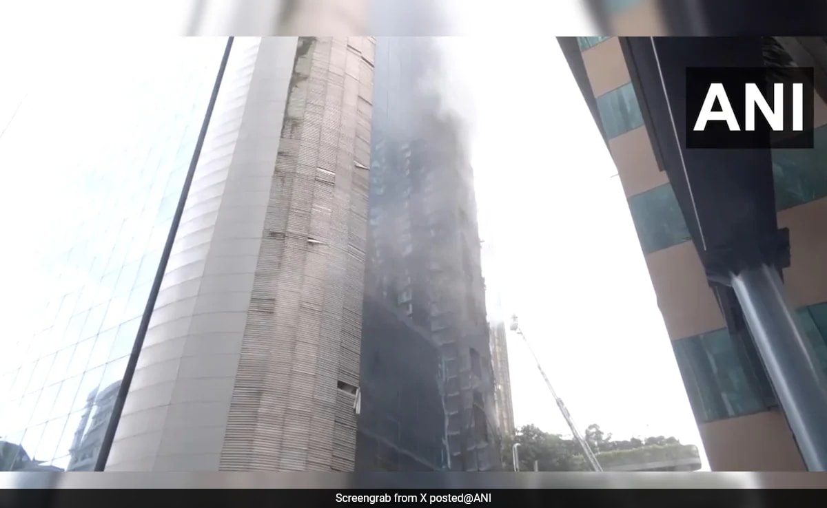 Massive Fire At Mumbai's Times Tower Building, 8 Fire Engines On Spot