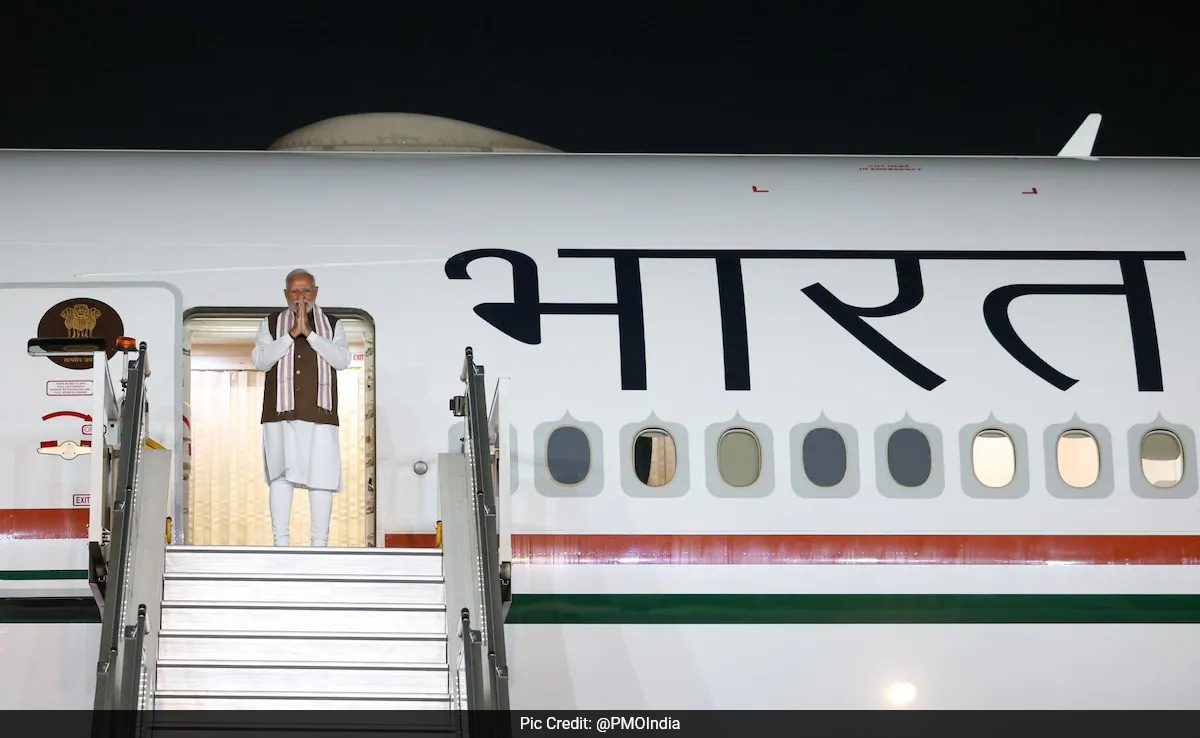 Pm Modi Leaves For Us To Participate In Quad Summit