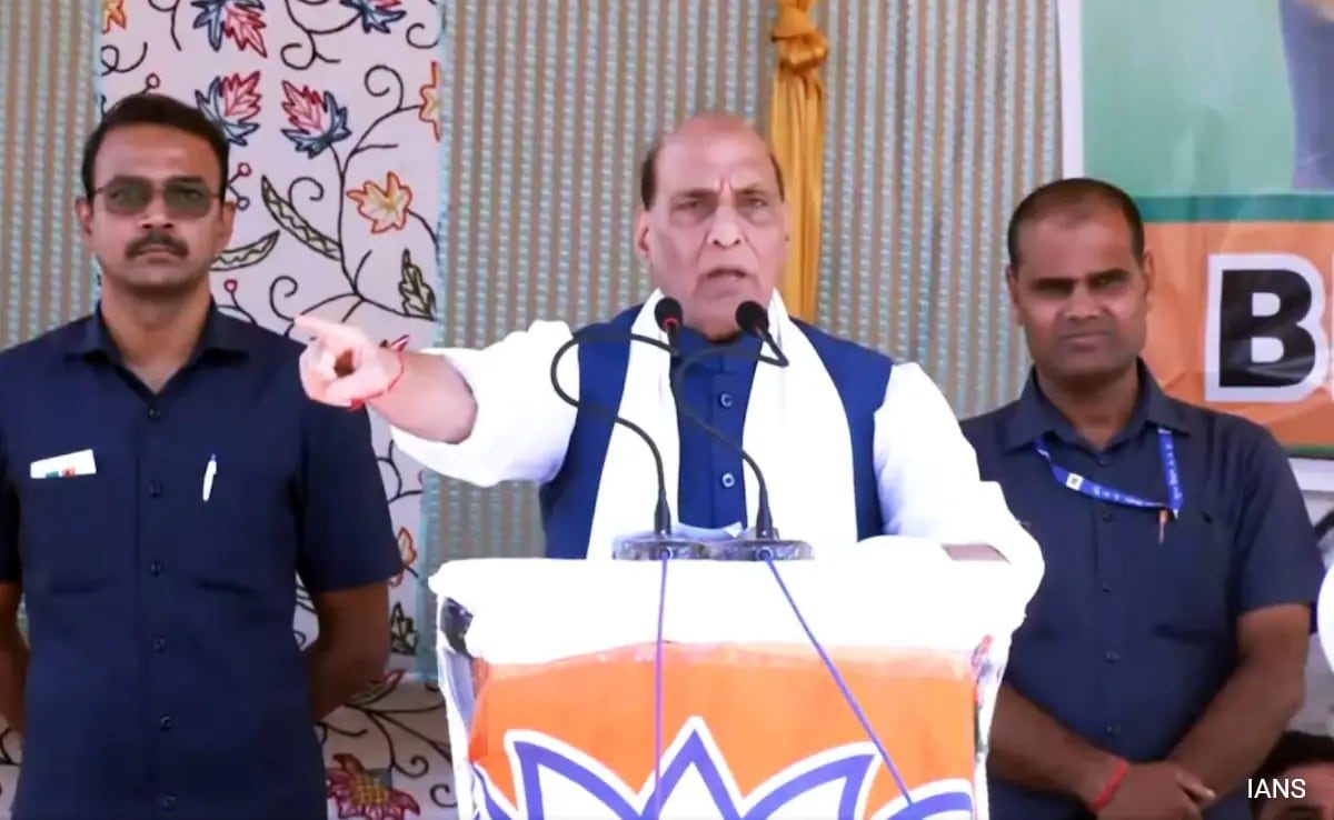 Rajnath Singh's Swipe At Omar Abdullah Over Afzal Guru Remarks