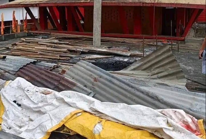 On Cctv, Lord Shiva Temple In Manipur Set On Fire