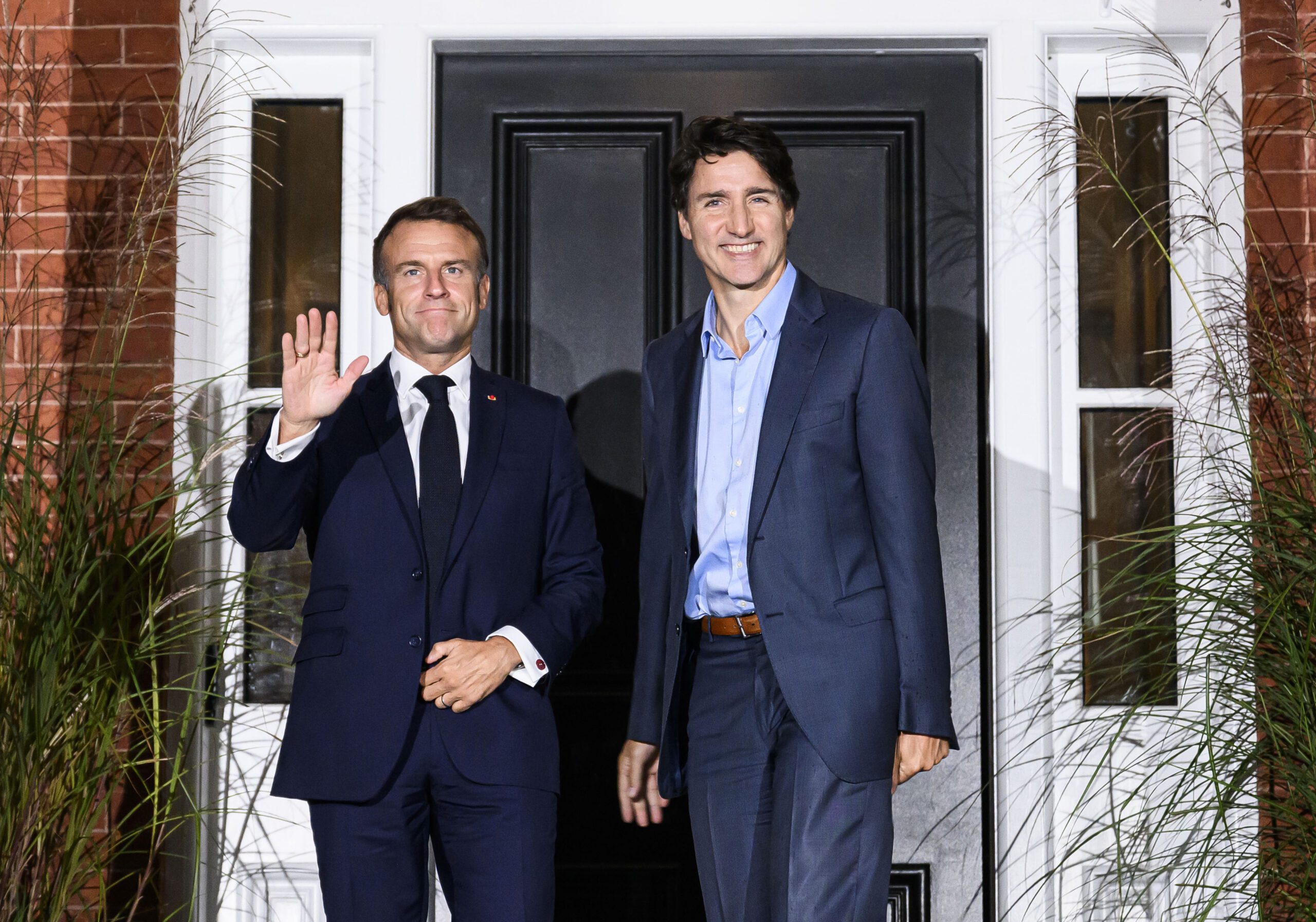 Trudeau Meets Macron As French Leader Visits Canada