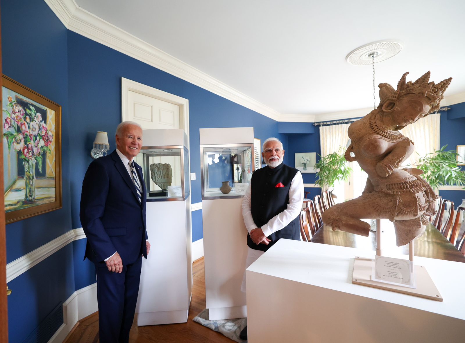 297 Indian Antiquities Returned During Pm Modi's Visit To Us