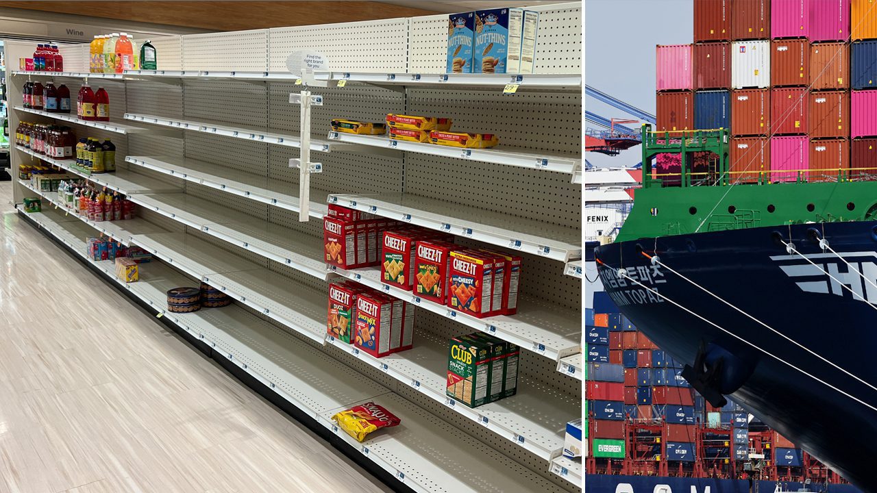 Us Shoppers Start To 'stock Up' On Essentials As Port Strikes Pressure Prices To Go 'higher Than Ever'