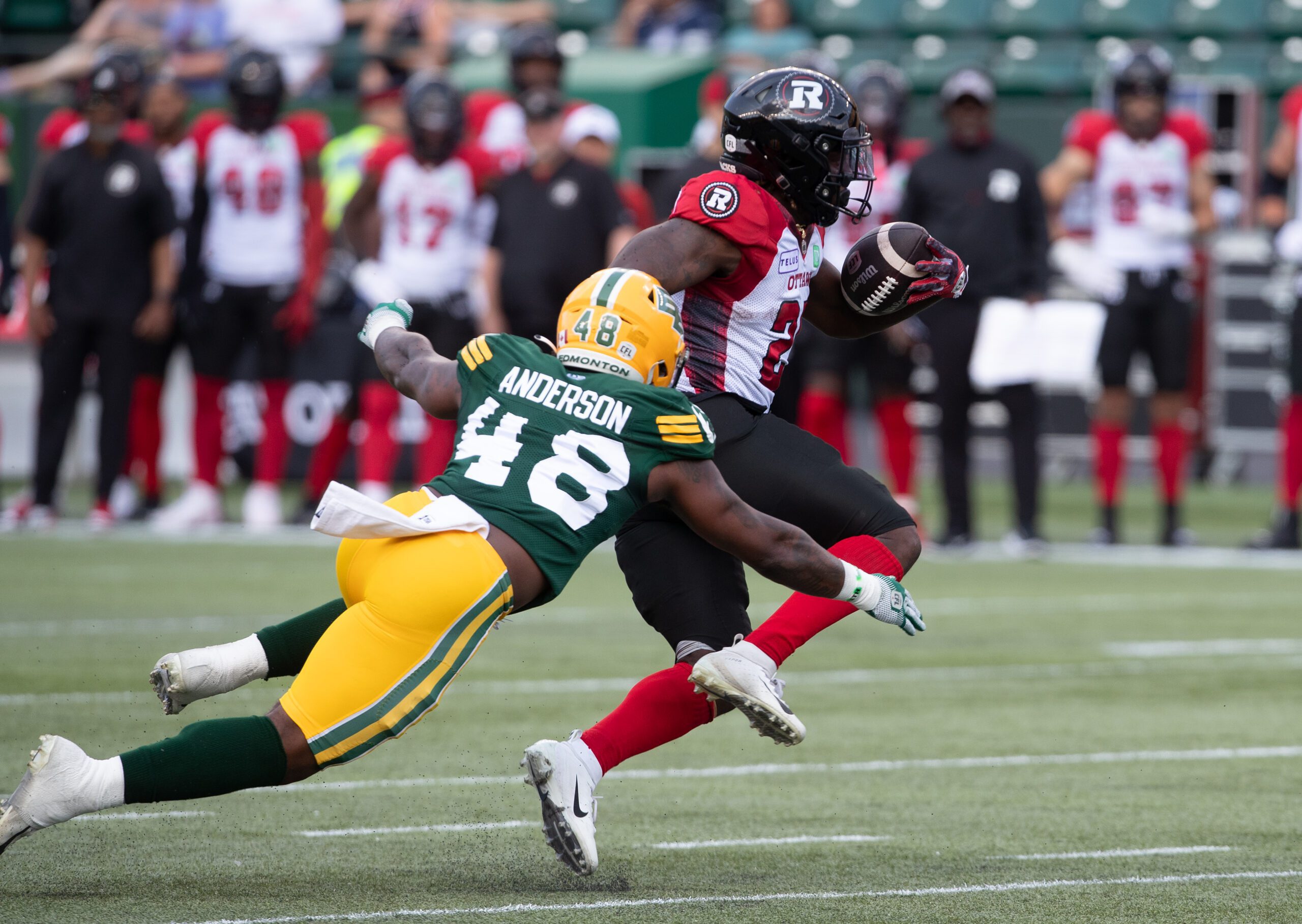 Edmonton Elks’ Nick Anderson Named West Division Nominee For Cfl Most Outstanding Rookie