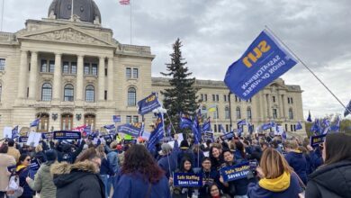 Nurses Rally In Regina As Saskatchewan Hospital Reaches 350% Capacity