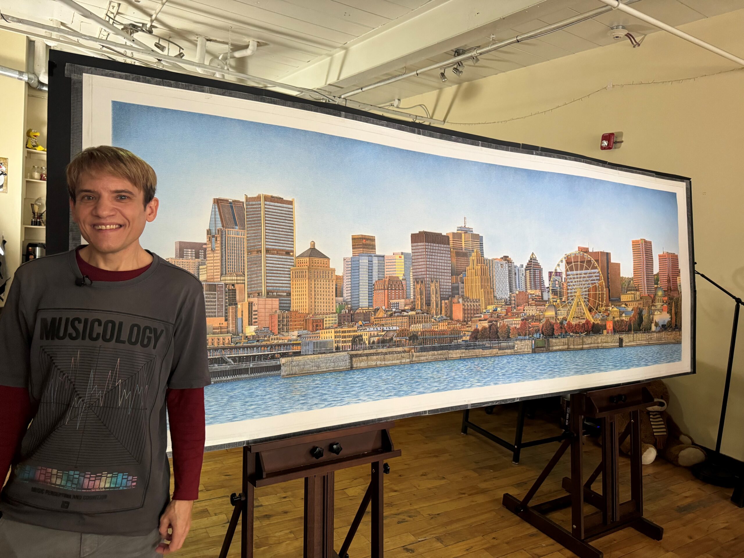 ‘an Achievement’: Artist Living With Autism Draws Masterpiece Of Old Montreal