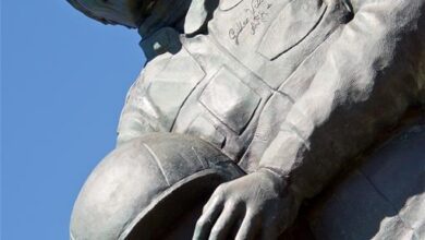 Thieves Take Off With Bronze Statue Of Formula One Racing Legend Gilles Villeneuve