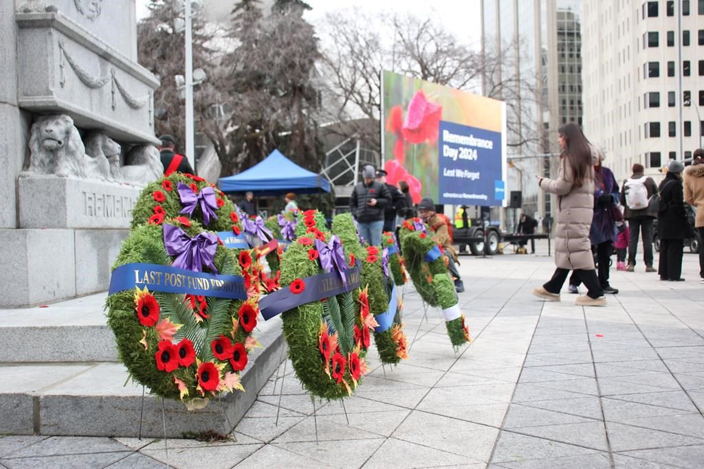 Edmonton Residents Mark Remembrance Day: ‘we All Must Tend To Democracy’