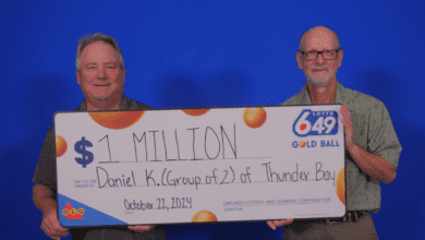 Friends Split $1 Million Prize In Thunder Bay, Ont.