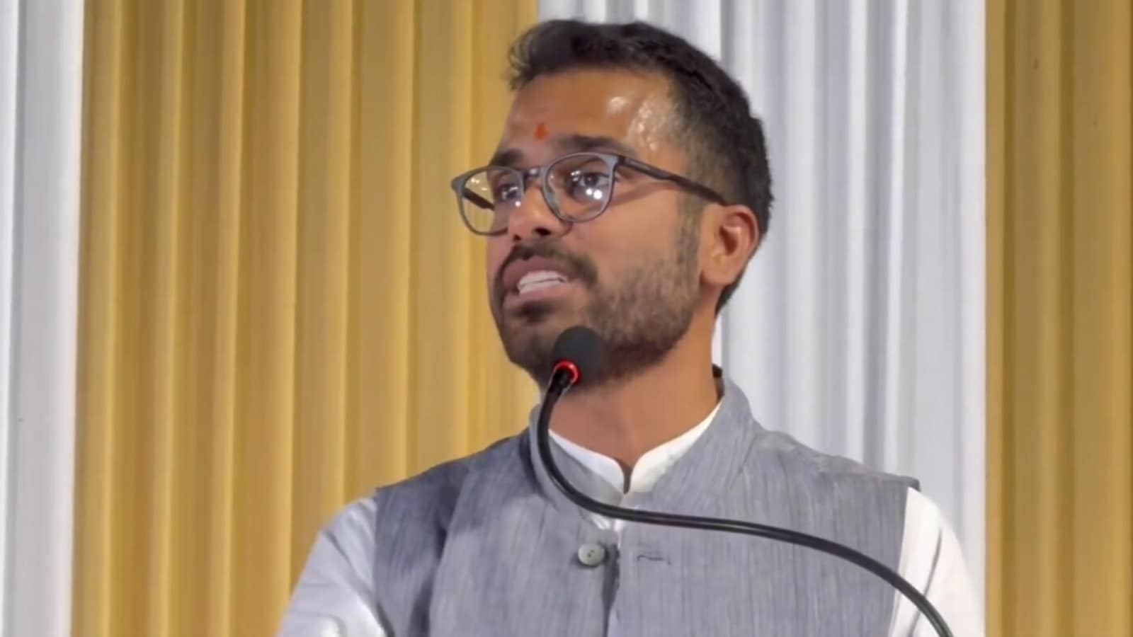 Gautam Khattar, founder of an outfit named Sanatan Mahasangh, was arrested in Kullu district on Friday after days of search in connection with the case registered earlier this week. (X/Gautam Khattar)