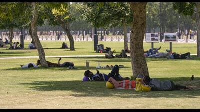 A maximum temperature of over 45°C in the plains is also a heatwave. (PTI)