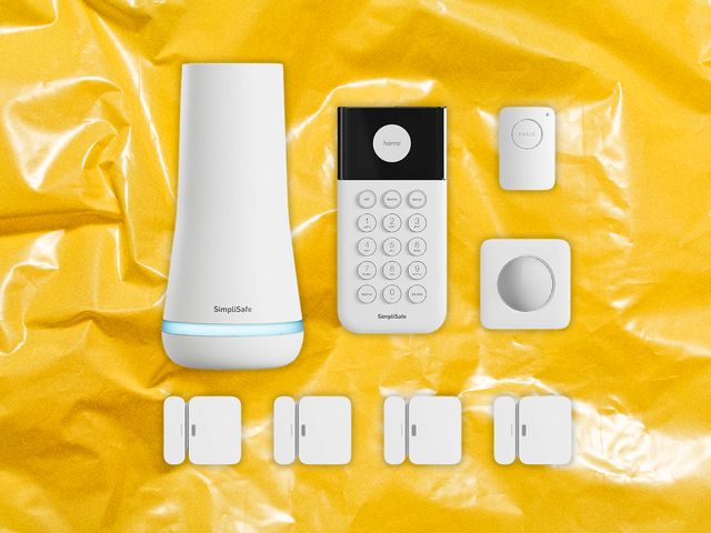 Accessories for home security system including keypad and sensors