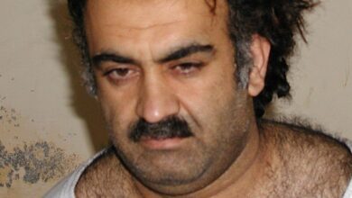 Khalid Sheikh Mohammed in a photograph released after his capture in 2003