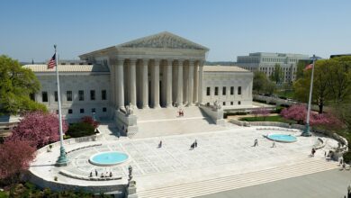 The United States Supreme Court building in Washington