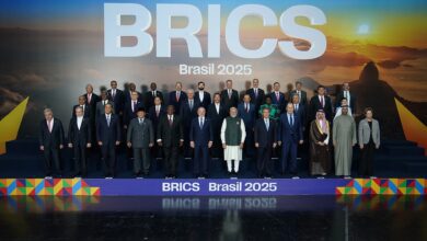 Archive photograph from a 2025 BRICS summit