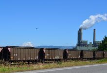 Coal-fired power station near Centralia, Washington