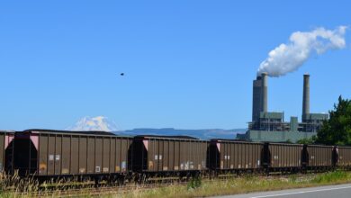 Coal-fired power station near Centralia, Washington